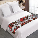 Halloween Monsters Pattern Print Bed Runner