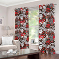 Halloween Monsters Pattern Print Dimout Grommet Curtains