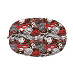 Halloween Monsters Pattern Print Car Side Mirror Covers