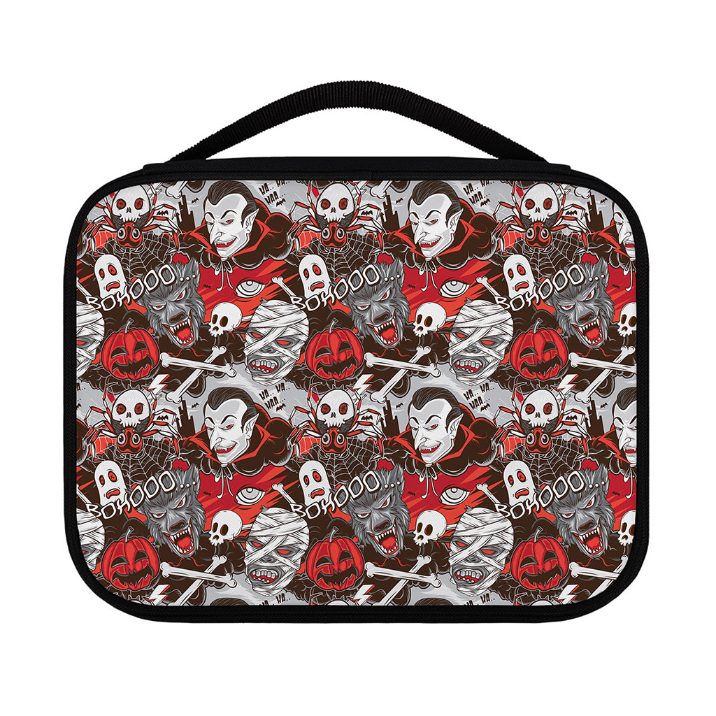 Halloween Monsters Pattern Print Classic Bible Case