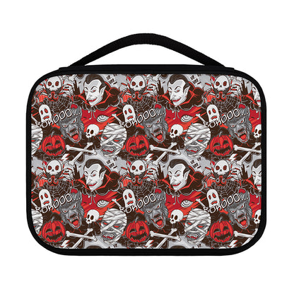 Halloween Monsters Pattern Print Classic Bible Case