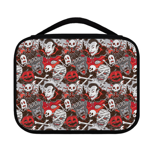 Halloween Monsters Pattern Print Classic Bible Case