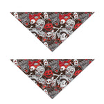 Halloween Monsters Pattern Print Dog Bandana