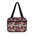Halloween Monsters Pattern Print Double Strap Bible Bag