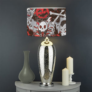 Halloween Monsters Pattern Print Drum Lamp Shade