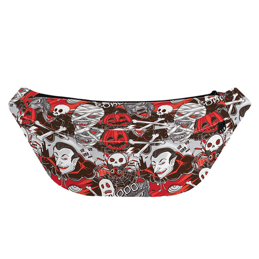 Halloween Monsters Pattern Print Fanny Pack