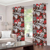 Halloween Monsters Pattern Print Grommet Curtains