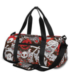 Halloween Monsters Pattern Print Gym Bag