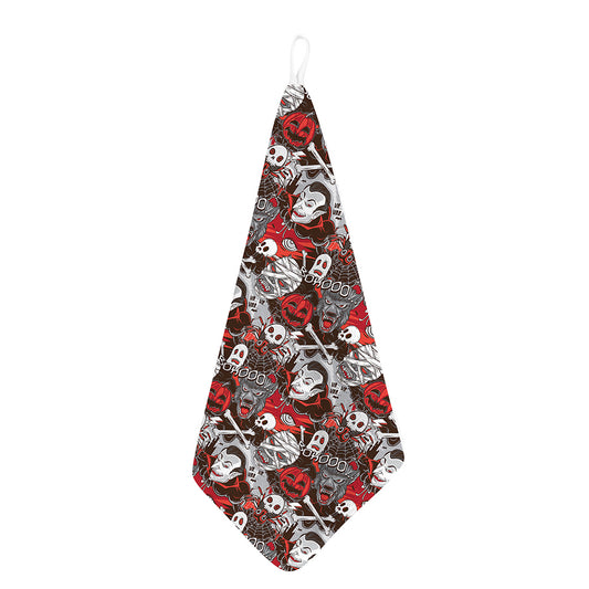 Halloween Monsters Pattern Print Hand Towel