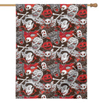 Halloween Monsters Pattern Print House Flag