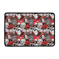 Halloween Monsters Pattern Print Kitchen Mat