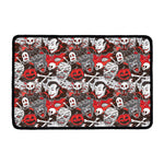 Halloween Monsters Pattern Print Kitchen Mat