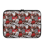 Halloween Monsters Pattern Print Laptop Sleeve