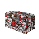 Halloween Monsters Pattern Print Leather Tissue Box Cover