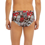 Halloween Monsters Pattern Print Men's Briefs