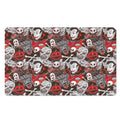 Halloween Monsters Pattern Print Polyester Doormat