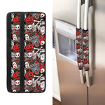 Halloween Monsters Pattern Print Refrigerator Handle Covers