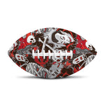 Halloween Monsters Pattern Print Rugby Ball