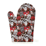 Halloween Monsters Pattern Print Single Oven Mitt
