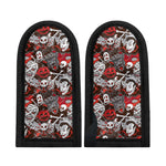 Halloween Monsters Pattern Print Skillet Handle Cover