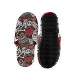 Halloween Monsters Pattern Print Slippers
