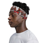 Halloween Monsters Pattern Print Sports Headband