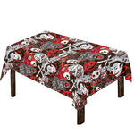 Halloween Monsters Pattern Print Tablecloth