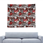 Halloween Monsters Pattern Print Tapestry