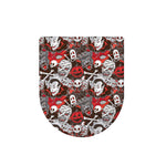 Halloween Monsters Pattern Print Toilet Lid Cover