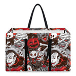 Halloween Monsters Pattern Print Utility Tote Bag