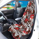 Halloween Monsters Pattern Print Waterproof Car Seat Cover
