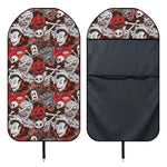Halloween Monsters Pattern Print Waterproof Car Seat Cover