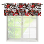 Halloween Monsters Pattern Print Window Valance