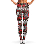 Halloween Monsters Pattern Print Women's Leggings