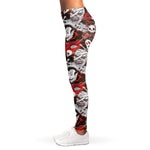Halloween Monsters Pattern Print Women's Leggings