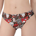 Halloween Monsters Pattern Print Women's Panties