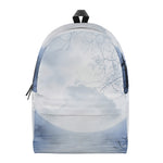 Halloween Moonlight Print Backpack