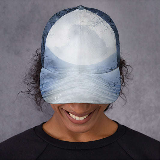 Halloween Moonlight Print Baseball Cap