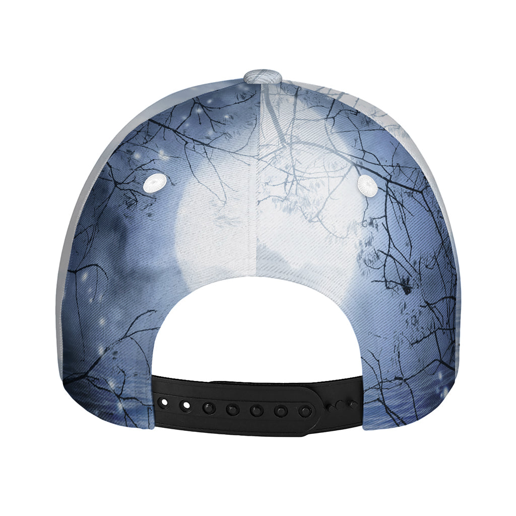 Halloween Moonlight Print Baseball Cap