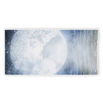 Halloween Moonlight Print Beach Towel