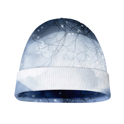 Halloween Moonlight Print Beanie