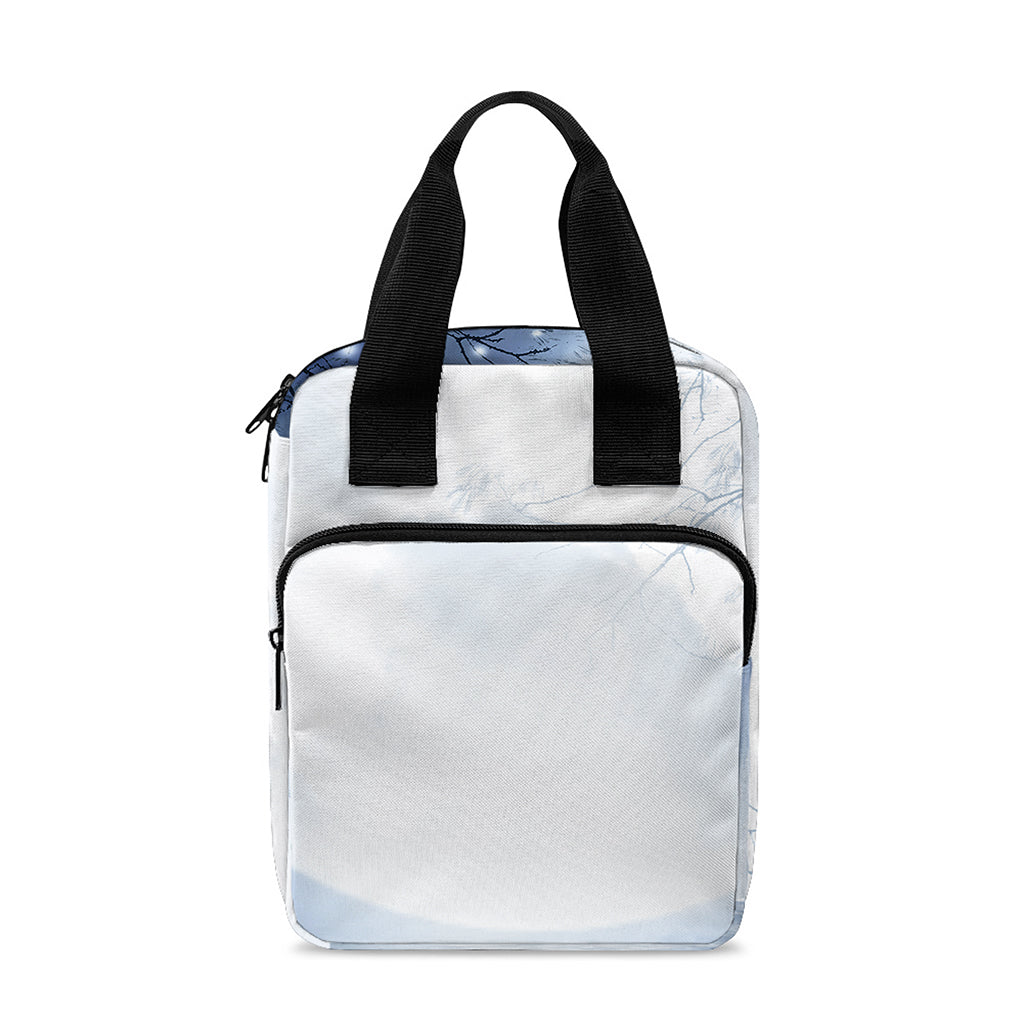 Halloween Moonlight Print Bible Tote Bag