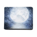 Halloween Moonlight Print Bifold Wallet