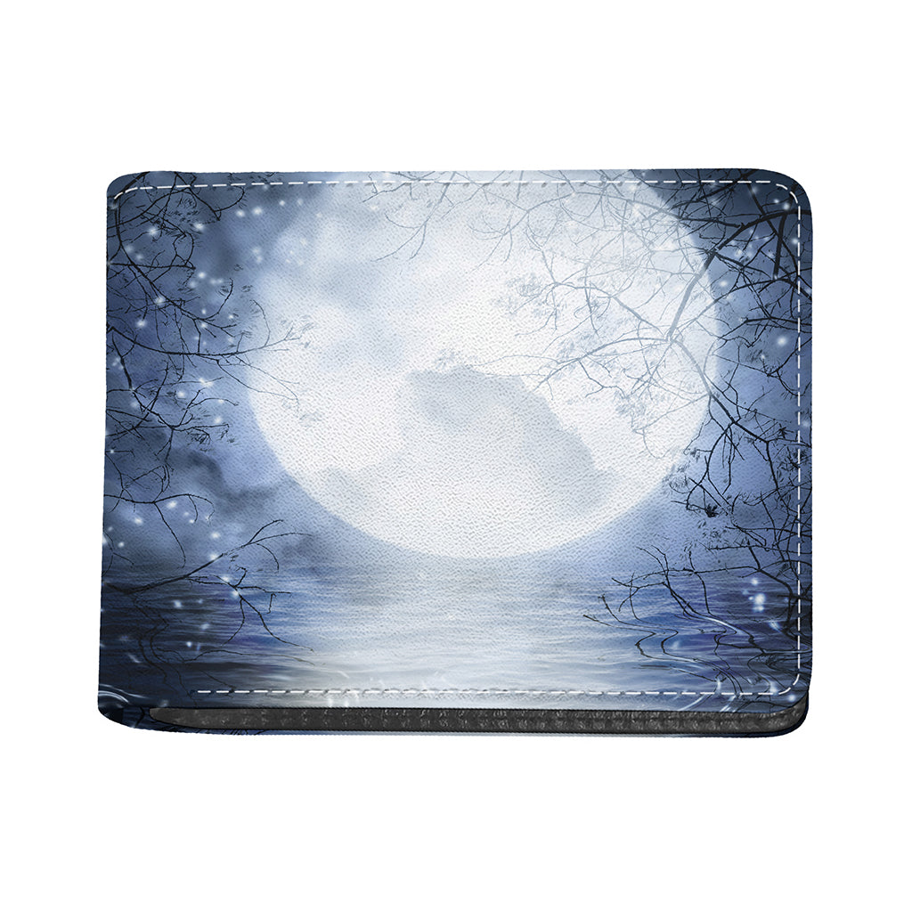 Halloween Moonlight Print Bifold Wallet