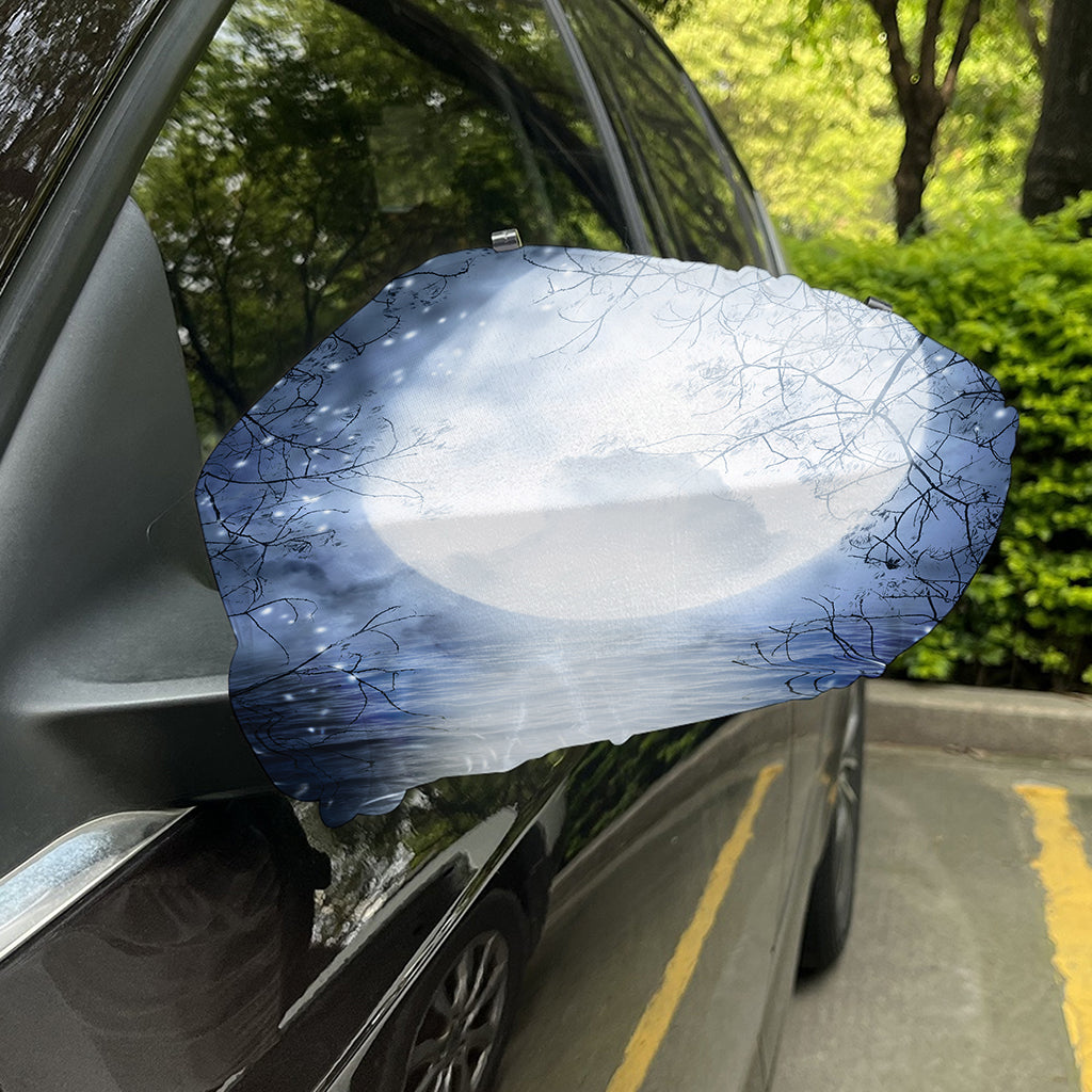 Halloween Moonlight Print Car Side Mirror Covers