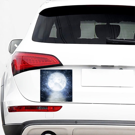 Halloween Moonlight Print Car Sticker
