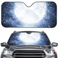 Halloween Moonlight Print Car Windshield Sun Shade