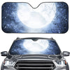 Halloween Moonlight Print Car Windshield Sun Shade