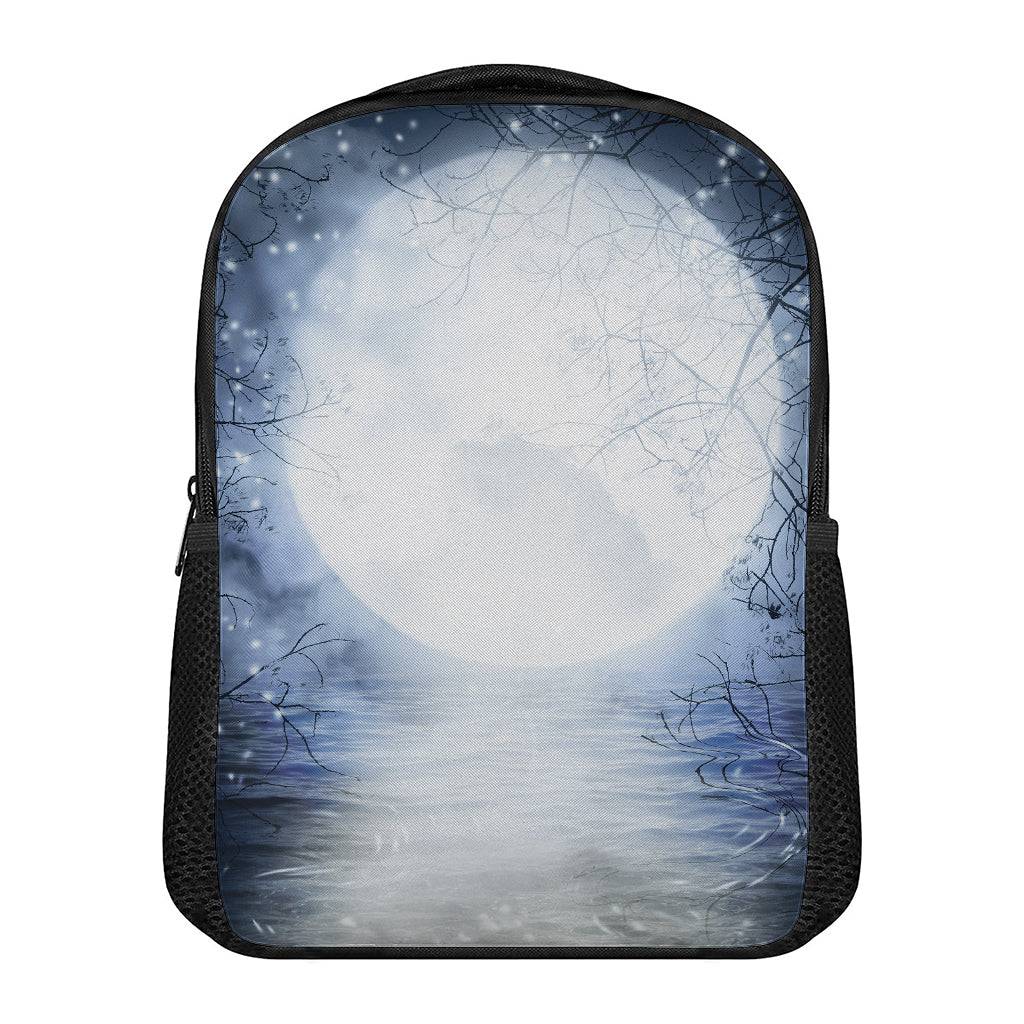 Halloween Moonlight Print Casual Backpack