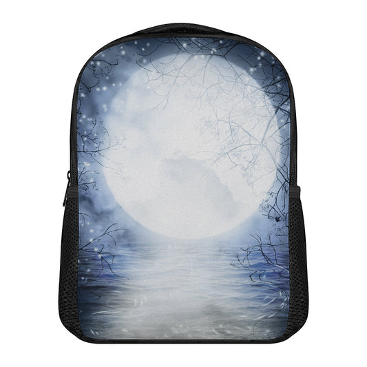 Halloween Moonlight Print Casual Backpack
